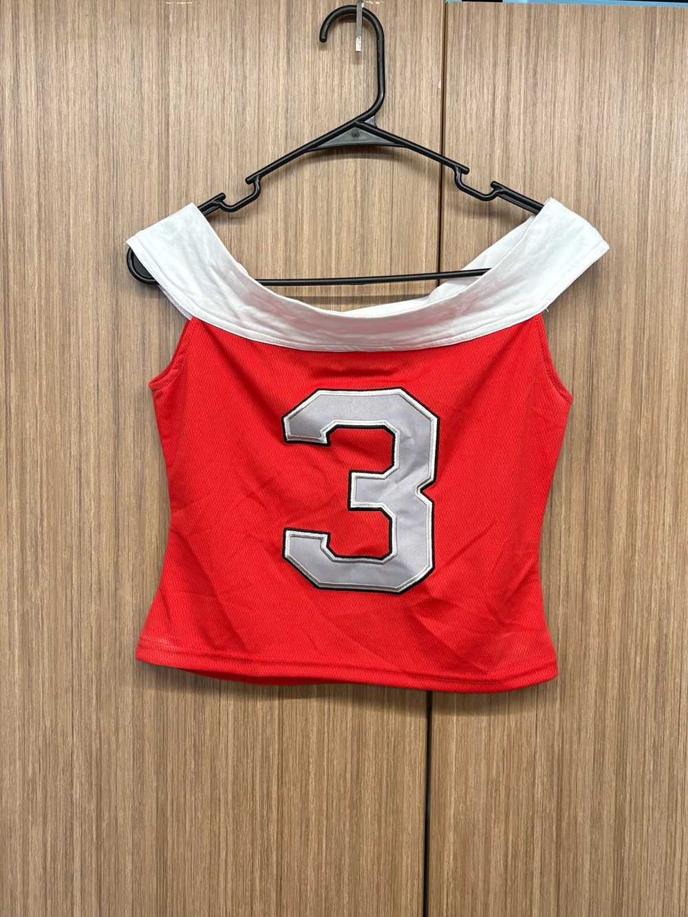 Retro Fox Off-Shoulder Crop Top #3